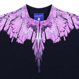 County Black Purple Feather Wings T-Shirt