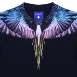 County Black Gradient Wings Graphic T-Shirt