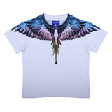 County  White Gradient Wings Graphic T-Shirt