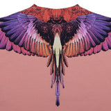 County Orange Cropped Purple Wings T-Shirt