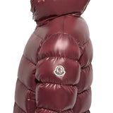 Moncler Maroon Hooded Down Jacket