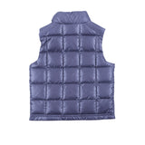 Moncler Grey Grid-Quilted Down Gilet