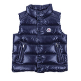 Moncler Black Shiny Down Gilet
