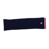 Moncler Navy Blue Ribbed Knit Scarf and Gloves Set