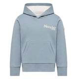Moncler Blue Logo Cotton Hoodie