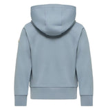 Moncler Blue Logo Cotton Hoodie