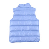 Moncler Light Blue Quilted Puffer Vest
