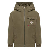 Moncler Green Hooded Windbreaker Jacket