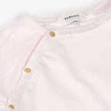 Versace White & Pink Medusa Embroidered Cotton Jersey Bodysuit