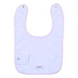 Versace Pink Bib With Barocco Printed