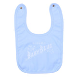 Versace Blue Bib With Brand Name Print