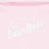 Versace Pink Sleeping Bag With Brand Name Print