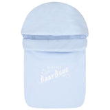Versace Blue Sleeping Bag With Brand Name Print