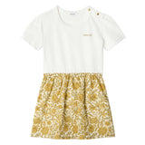 Versace White Dress Cotton-Pique Poplin Dress