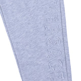 Versace Grey Joggers With Brand Name Embroidery