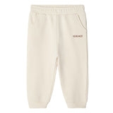 Versace Cream Joggers With Brand Name Print