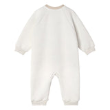 Versace Off-White Embroidered Matelasse Cotton-Jersey Sleepsuit