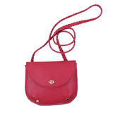 Versace Red Leather Crossbody Bag