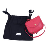 Versace Red Leather Crossbody Bag
