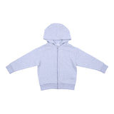 Versace Kids Grey Hooded Zip-Up Sweatshirt
