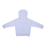 Versace Kids Grey Hooded Zip-Up Sweatshirt
