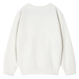 Versace White Embroidered-Logo Cotton-Jersey Sweater