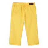 Versace Yellow Pant With Elastic Waist Brand Name Patch