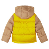 Versace Brown Embroidered-Logo Padded Puffer