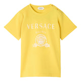 Versace Yellow Printed Jersey T-Shirt