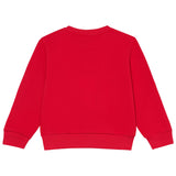 Versace Red Sweatshirt With Sun Rubber Print