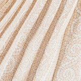 Versace White & Beige Printed Cotton-Jersey & Twill Dress