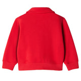 Versace Red Embroidered-Logo Cotton-Jersey Blouson