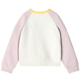 Versace White & Lilac Printed Cotton-Jersey Sweatshirt