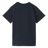 Versace Navy Blue Embroidered-Logo Stretch Cotton-Jersey T-Shirt