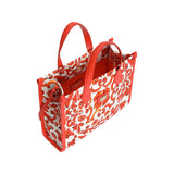 Dolce & Gabbana Orange Tote Bag In Majolica Print