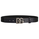 Dolce & Gabbana Blue Elasticated Dg Logo Belt