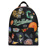 Dolce & Gabbana Multicolor Printed Logo Backpack