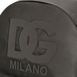 Dolce & Gabbana Grey Backpack With Dg Logo