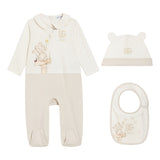 Dolce & Gabbana Ivory & Beige Leopard Babysuit Gift Set