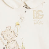 Dolce & Gabbana Ivory & Beige Leopard Babysuit Gift Set