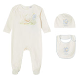 Dolce & Gabbana White Leapord Print Babysuit Gift Set