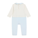 Dolce & Gabbana Ivory & Blue Leopard Babysuit Gift Set