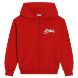 Dolce & Gabbana Red Hoodie With Rubberized Logo