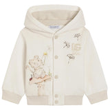 Dolce & Gabbana Ivory & Beige Leopard Cub Hoodie