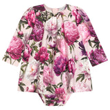 Dolce & Gabbana Pink Peony-Print Interlock Dress
