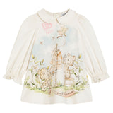 Dolce & Gabbana Ivory Leopard Cub Dress