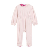 Dolce & Gabbana Pink Peony Print Babysuit Gift Set