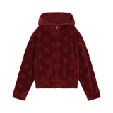 Dolce & Gabbana Maroon Dg Logo Hoodie