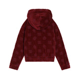 Dolce & Gabbana Maroon Dg Logo Hoodie