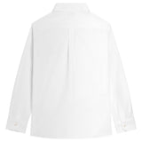 Dolce & Gabbana White Shirt With Embroidered Crest Logo